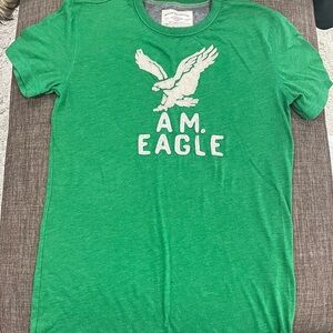 American Eagle green shirt